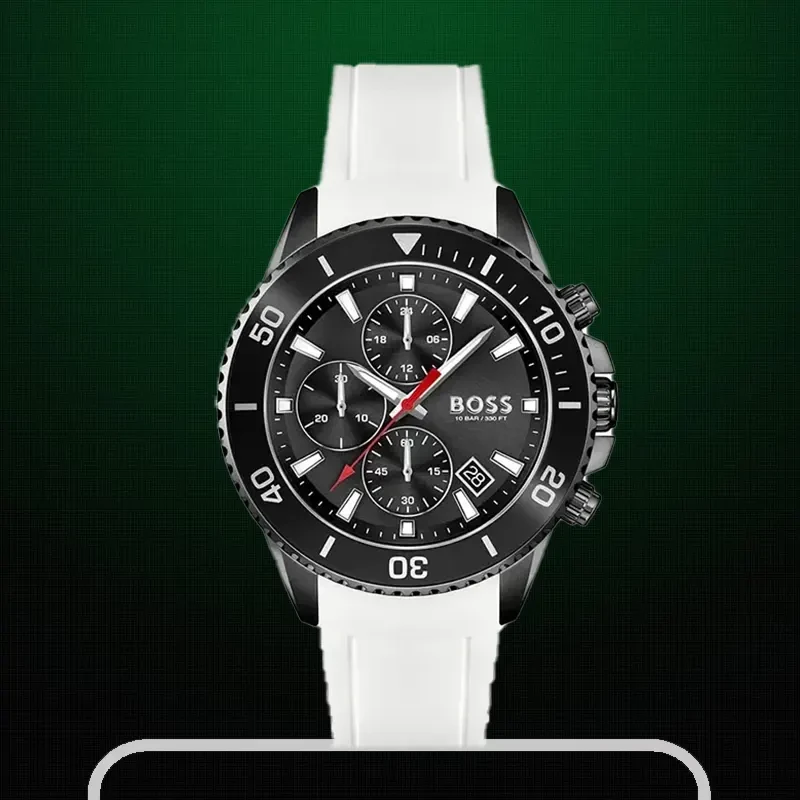 Hugo Boss Admiral White & Black Combination Men's Watch-1513966